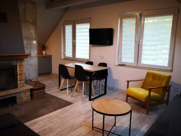 Фото номера Семейный люкс Апартаменты Apartamenty Gajówka- sauna jacuzzi, rowery г. Стегна 5